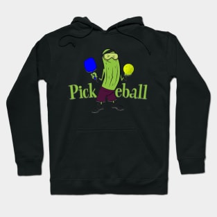 Pickle man with pickleball Hoodie